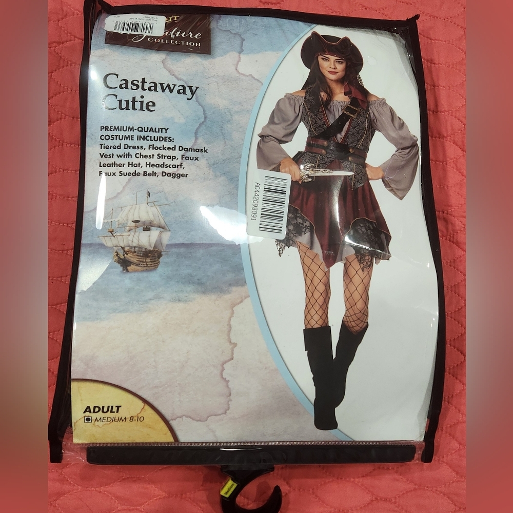 Castaway Cutie Pirate Costume  (Adult)- The Signature Collection